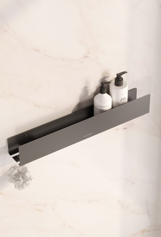 Полка подвесная 60см GUN METAL
