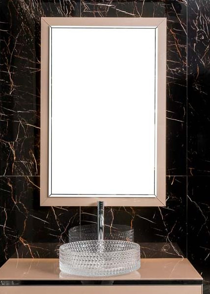 Зеркало Dolce Пыльная Роза 105x70см