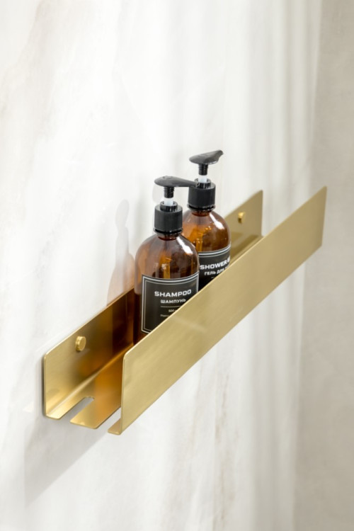 Полка подвесная 60см MATT GOLD