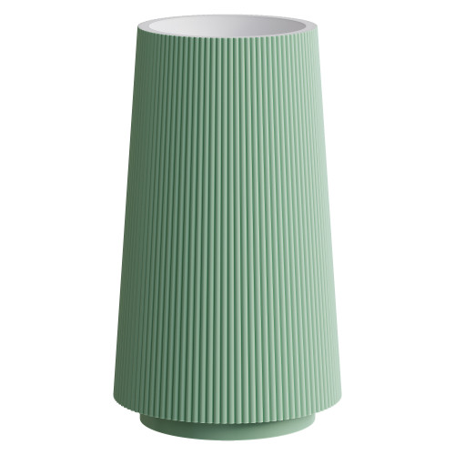 Раковина напольная рифленая Torre Corian 480*480*850 мятный