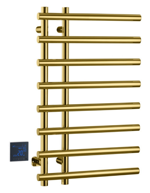 Полотенцесушитель электрический круглый сухой GOLD