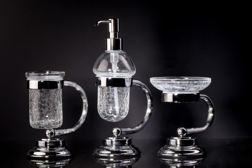 Настольный стакан для зубных щеток MURANO CHROME