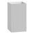 Раковина напольная рифленая Cube Corian 480*480*850 Matt White