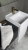 Раковина напольная рифленая Cube Corian 480*480*850 Matt White