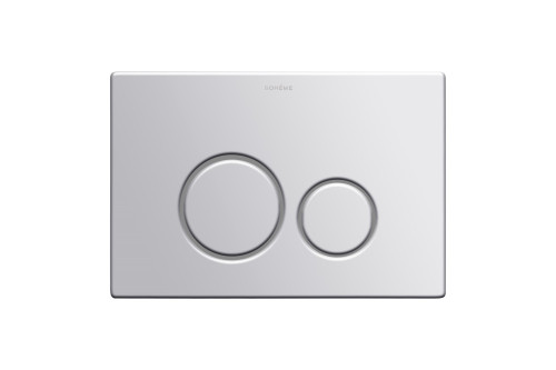 Кнопка для инсталляции, нерж.сталь ультраплоская CHROME GEBERIT 300-серия