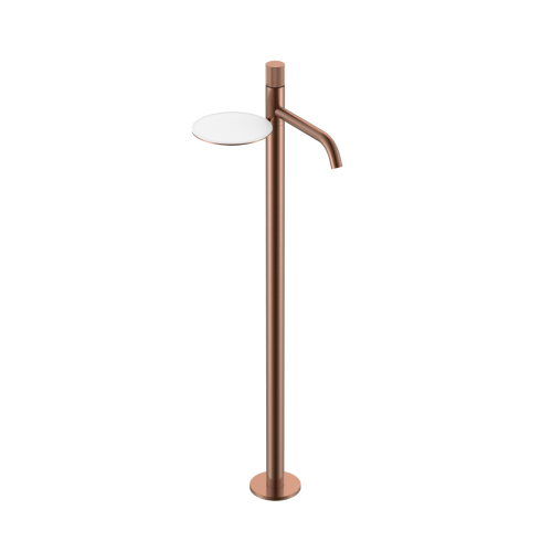 Смеситель STICK напольный для умыв CB (брашированная медь)