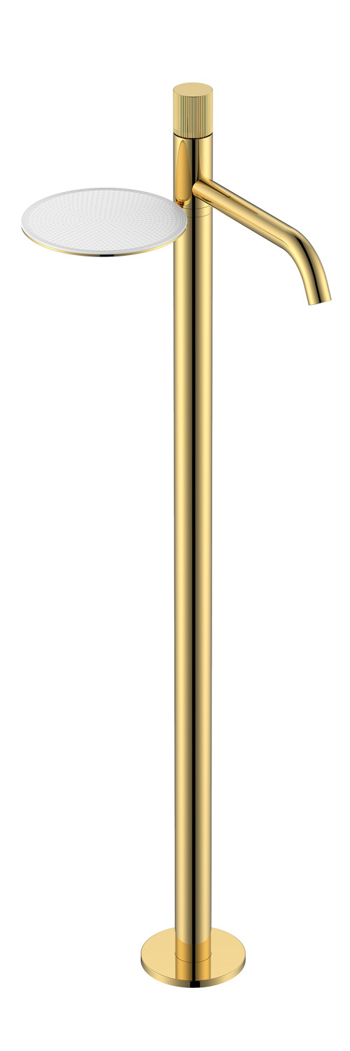 Смеситель STICK напольный для умыв G (золото)