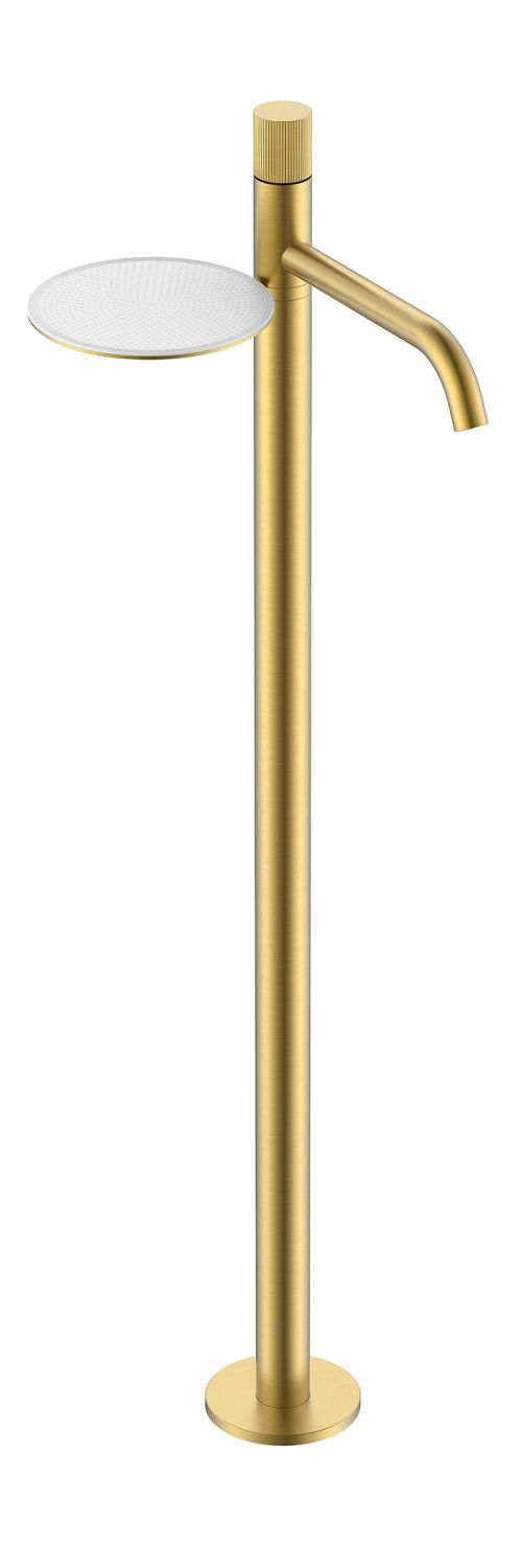 Смеситель STICK напольный для умыв MG (золото-матовый)