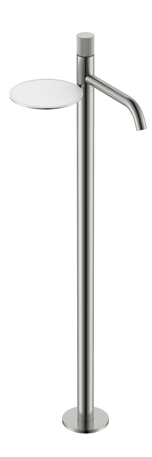 Смеситель STICK напольный для умыв NB (никель)