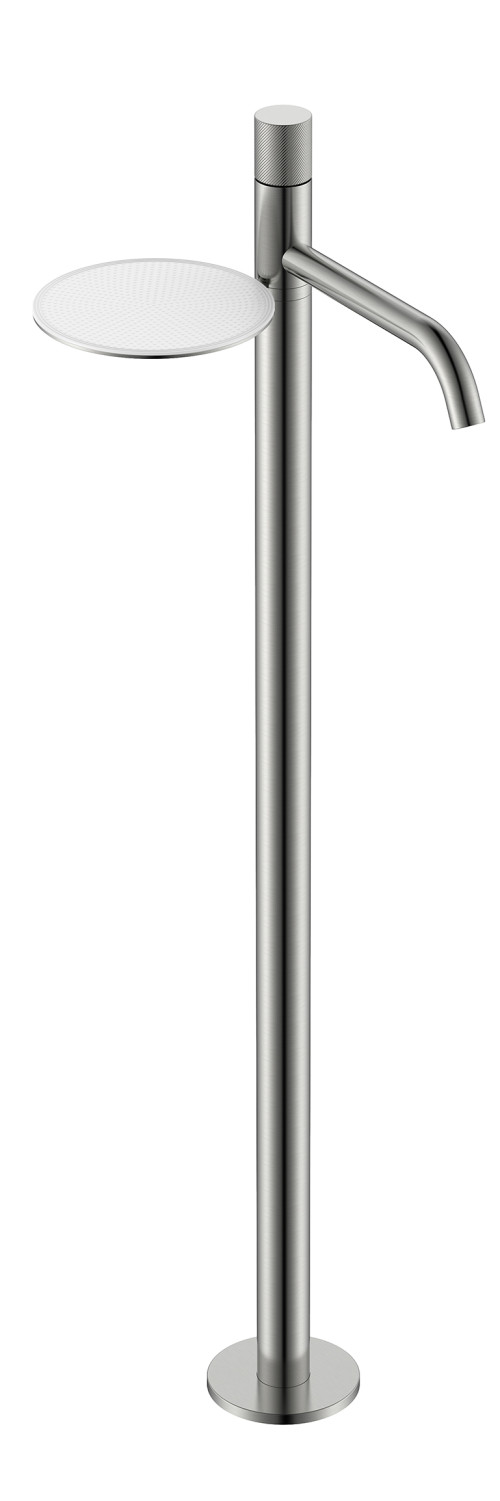 Смеситель STICK напольный для умыв NB (никель)