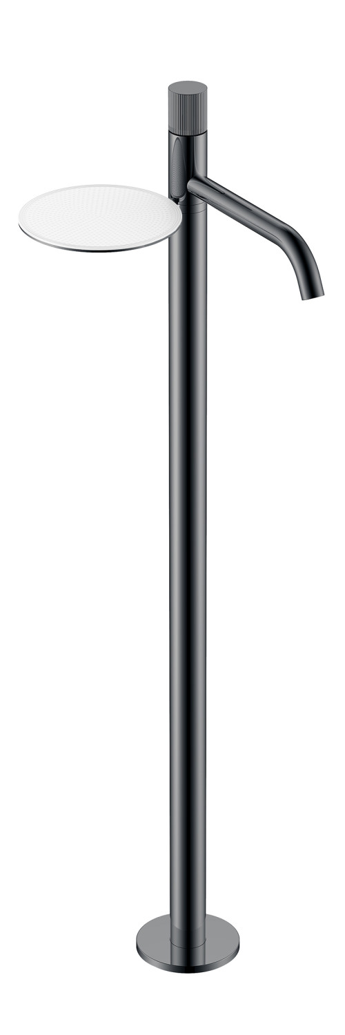 Смеситель STICK напольный для умыв SGM (графит глянец)