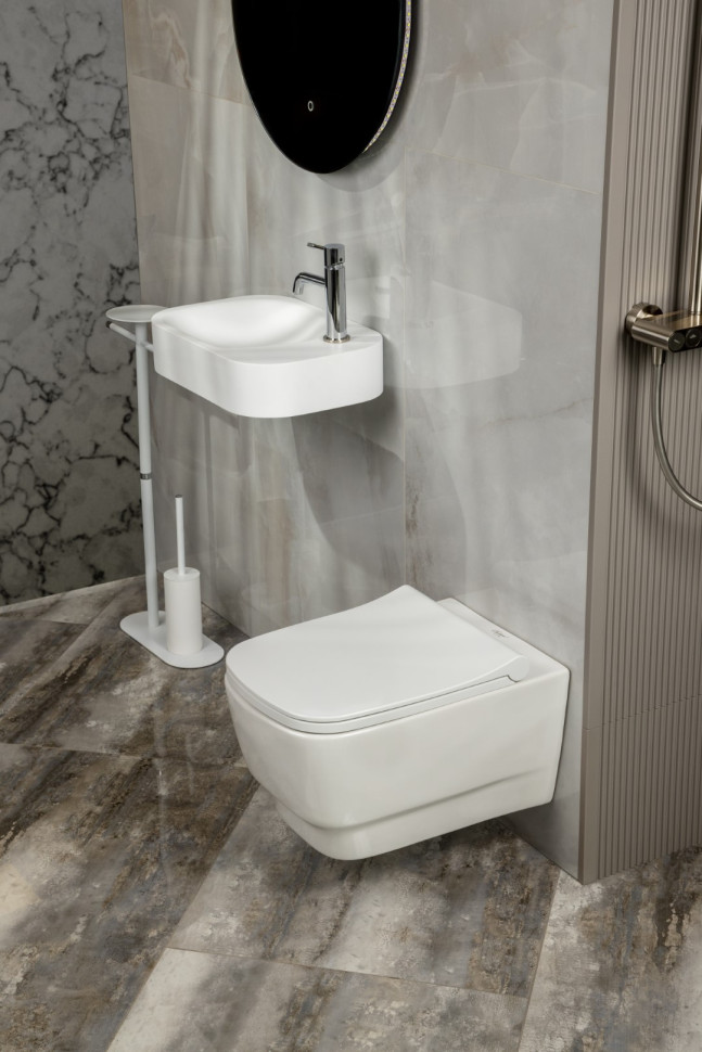 Раковина накладная COLIBRI Corian 480*320*100 Matt White