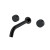 Смеситель из стены STICK TOUCH на 3 отв Смеситель из стены STICK TOUCH на 3 отв