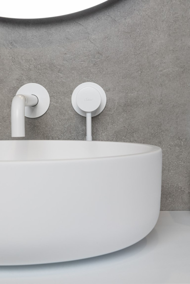 Раковина LV204 Corian white 41,5*14см