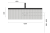 QUATRO 1 120CM тумба рифл DAPHNE профиль ANTHRACITE + внутр. подсв.