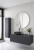 Комплект QUATRO M2-120 тумба+раковина чаша Nero Marquina