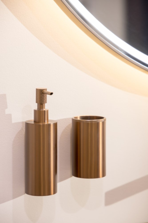 Настенный стакан UNO BRUSHED BRONZE