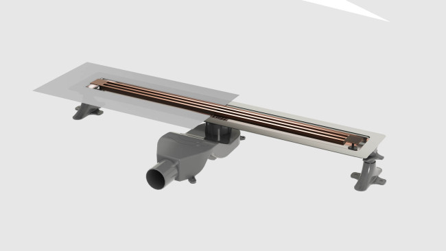 Душевой лоток B&T INFINITY 60см Душевой лоток B&T INFINITY 60см