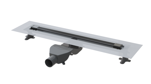 Душевой лоток B&T INFINITY 60см , нерж.сталь GUN METAL