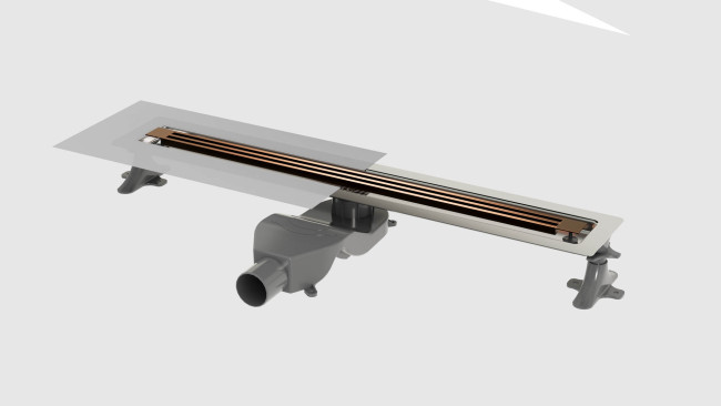 Душевой лоток B&T INFINITY 80см Душевой лоток B&T INFINITY 80см