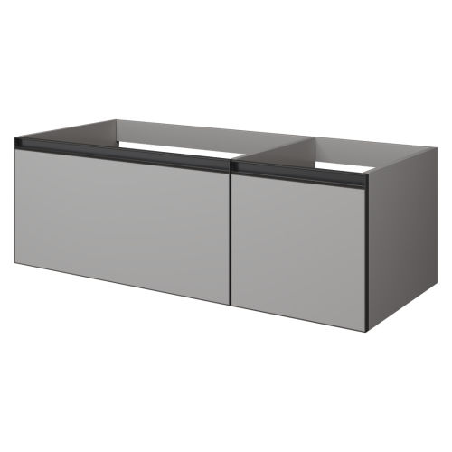 QUATRO 2 120см (80+40) тумба LUNA профиль ANTHRACITE