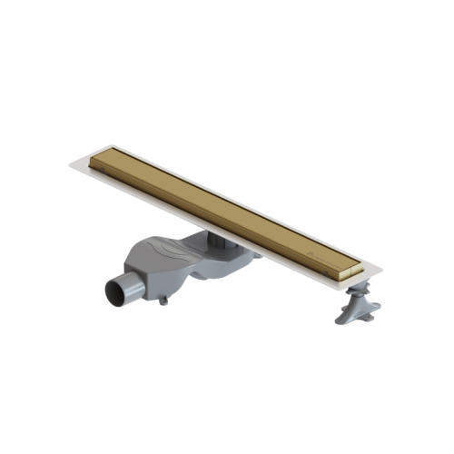 Душевой лоток Premium Linear 60см , нерж.сталь МАТ. ЗОЛОТО