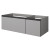 QUATRO 2 120см (80+40) тумба LUNA профиль ANTHRACITE с подсветкой внутри