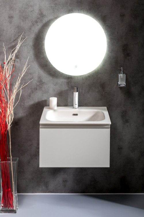 Тумба без раковины Vallessi 60*46см WHITE, 1 полка
