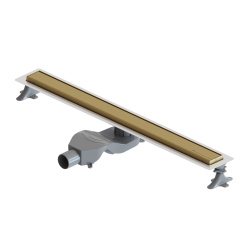 Душевой лоток Premium Linear 80см , нерж.сталь МАТ ЗОЛОТО