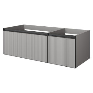 QUATRO 2 120см (80+40) тумба LUNA FUGA профиль ANTHRACITE