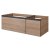 QUATRO 2 120см (80+40) тумба WILLOW профиль ANTHRACITE