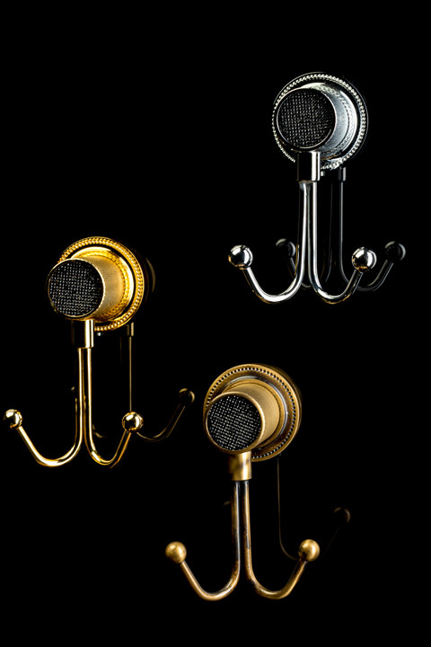 Крючок двойной ROYALE CRISTAL BLACK GOLD