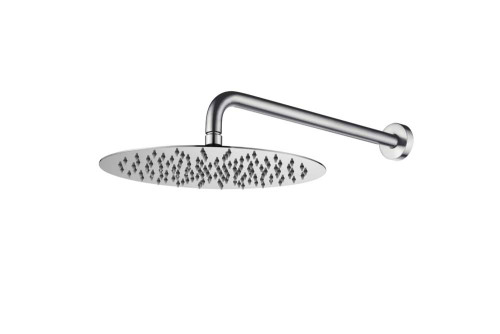 Верхний душ с кронштейном UNO 30cm латунь 422-TOP-INOX