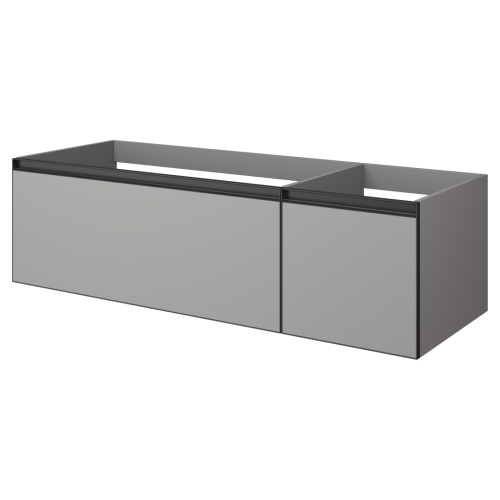 QUATRO 2 140см (100+40) тумба LUNA профиль ANTHRACITE
