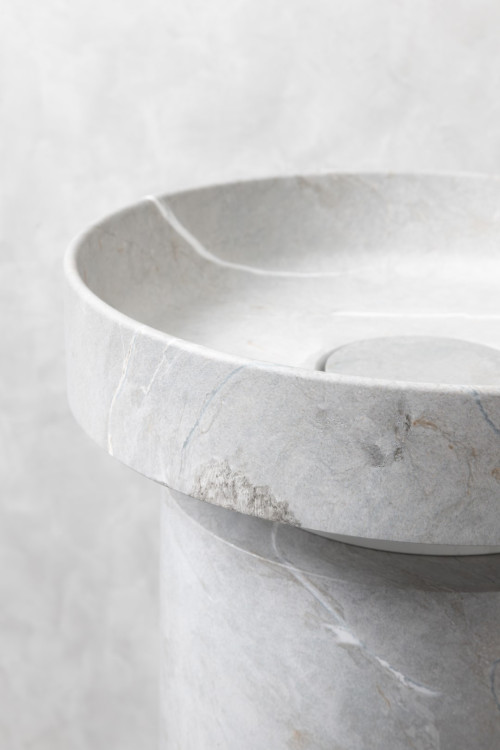 Раковина накладная SOLE Corian 400*130 Amani Grigio
