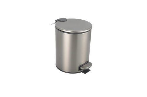 Ведро с педалью GUN METAL