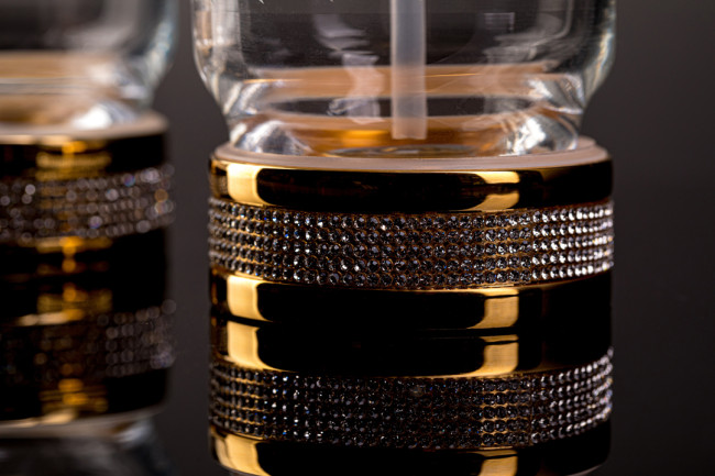 Настольный диспенсер ROYALE CRISTAL BLACK BR