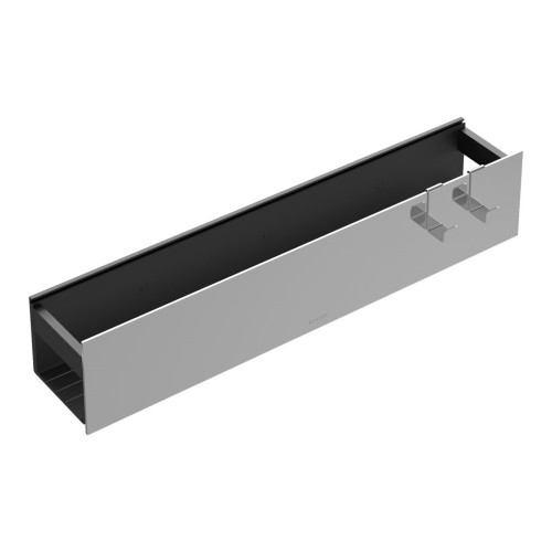 Полка настенная 60см SPACE + 2 крючка CR (хром)