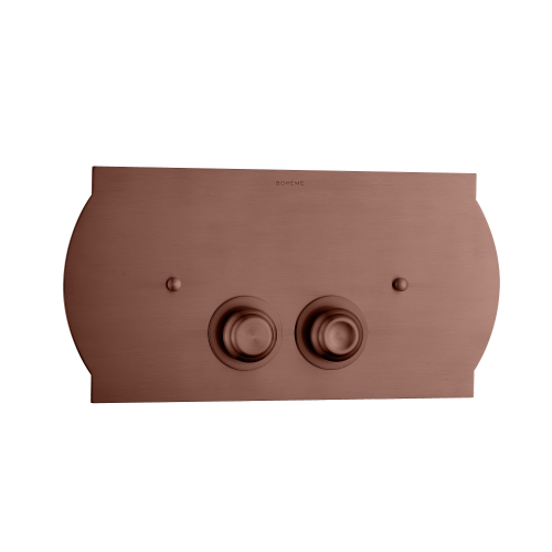Кнопка для инсталляции, латунь Copper Brushed